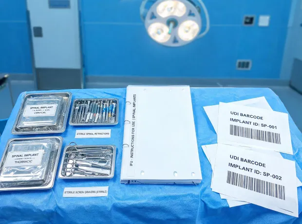 Surgical device evaluation table